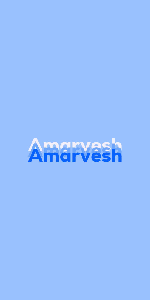 Free photo of Name DP: Amarvesh