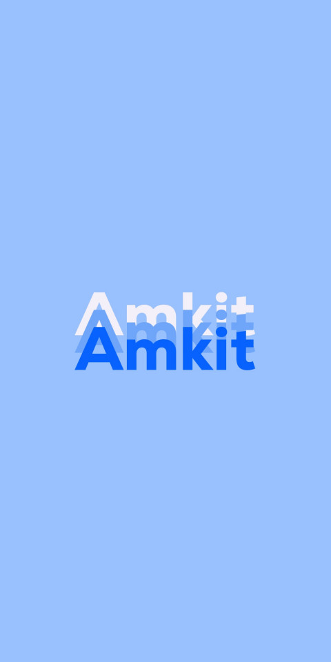 Free photo of Name DP: Amkit