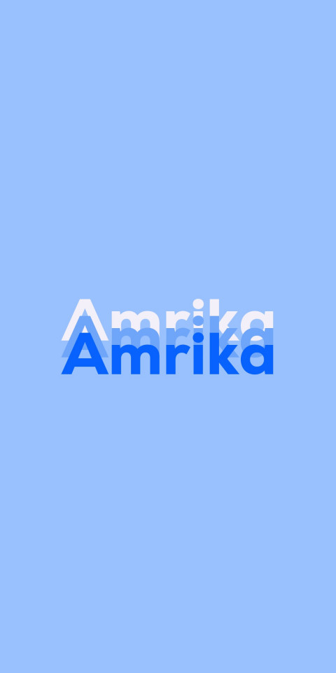 Free photo of Name DP: Amrika