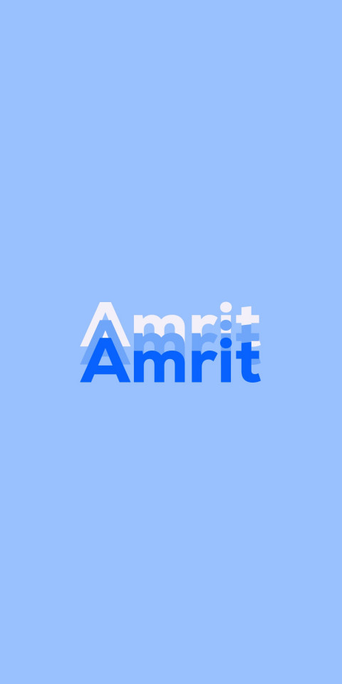 Free photo of Name DP: Amrit