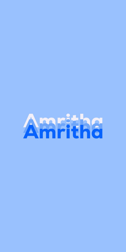 Free photo of Name DP: Amritha