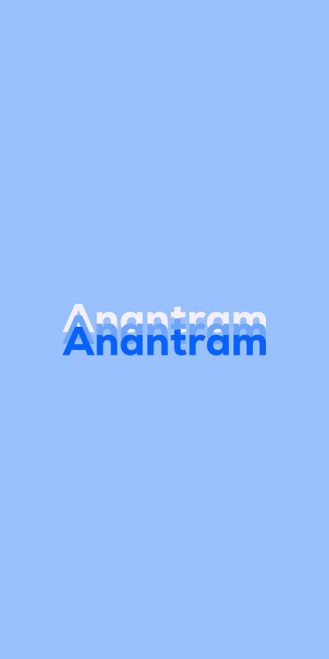 Free photo of Name DP: Anantram