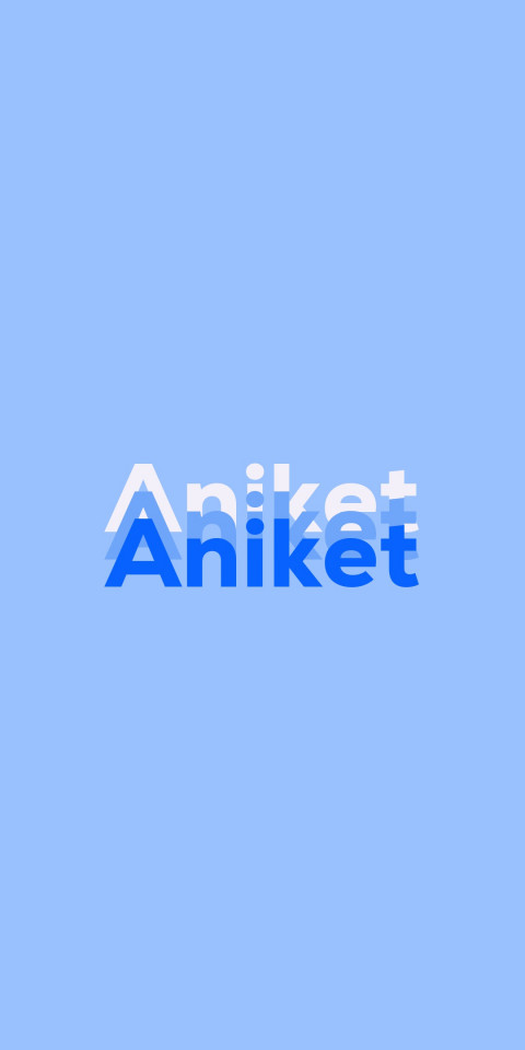 Free photo of Name DP: Aniket