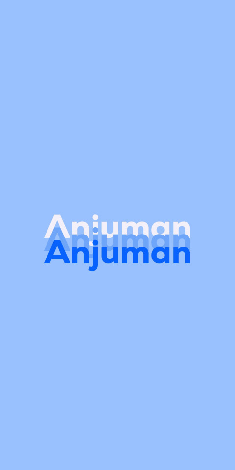 Free photo of Name DP: Anjuman