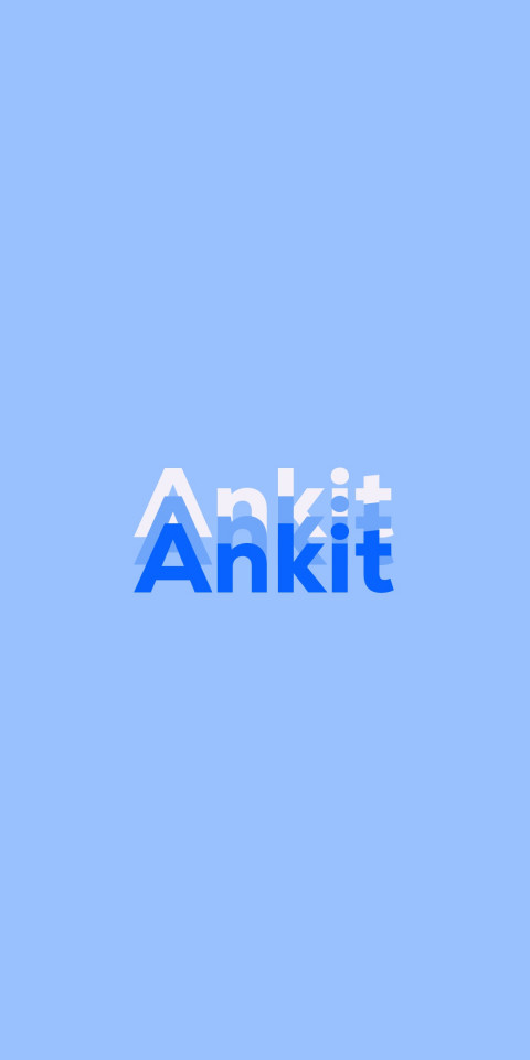Free photo of Name DP: Ankit