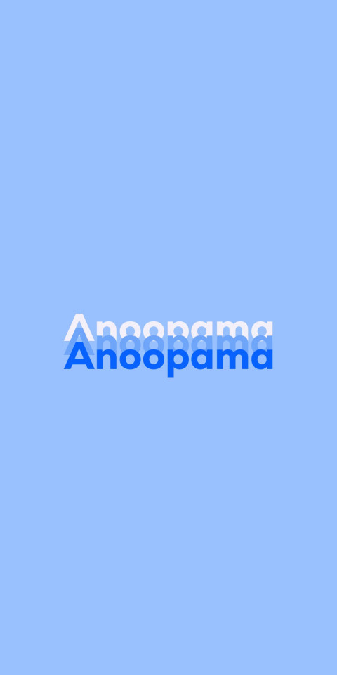 Free photo of Name DP: Anoopama