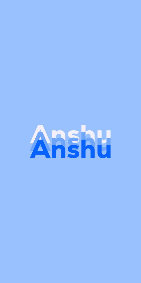 Free photo of Name DP: Anshu