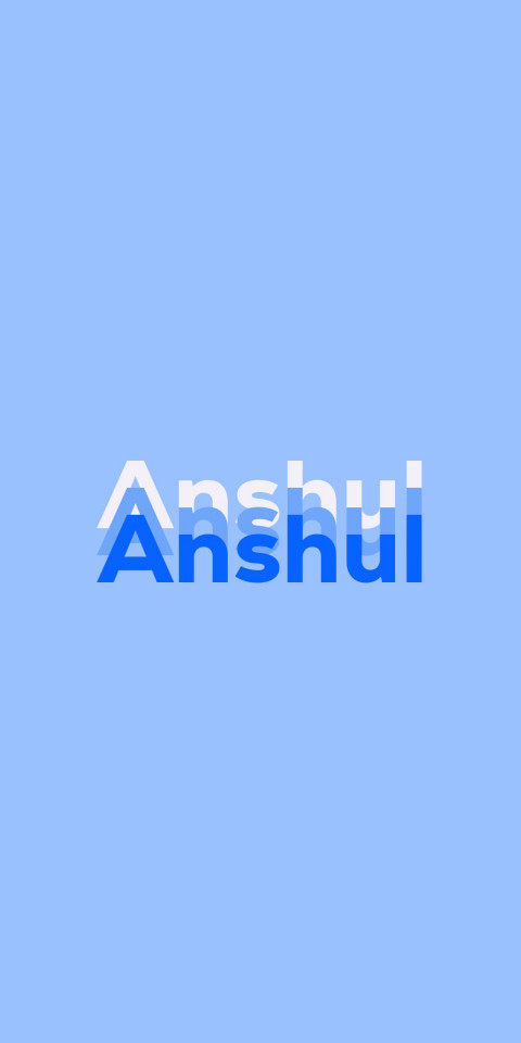 Free photo of Name DP: Anshul