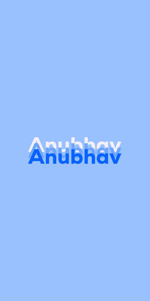 Free photo of Name DP: Anubhav