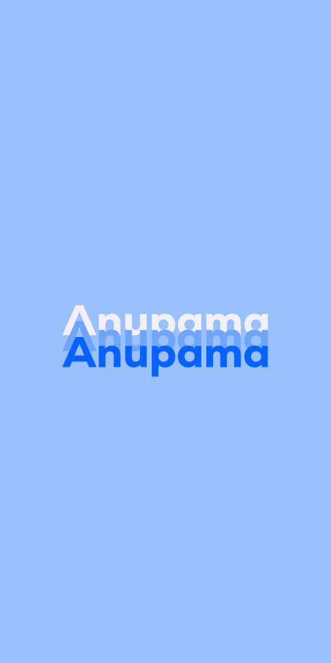 Free photo of Name DP: Anupama