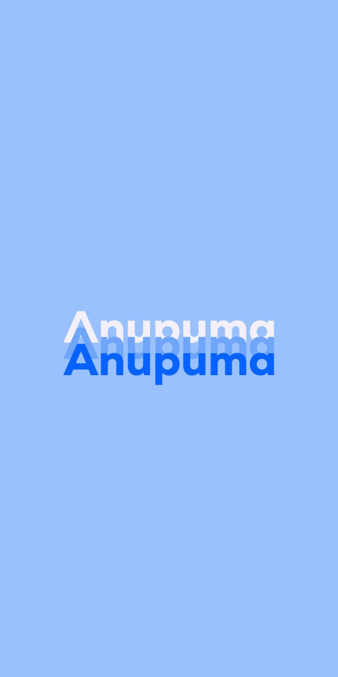 Free photo of Name DP: Anupuma