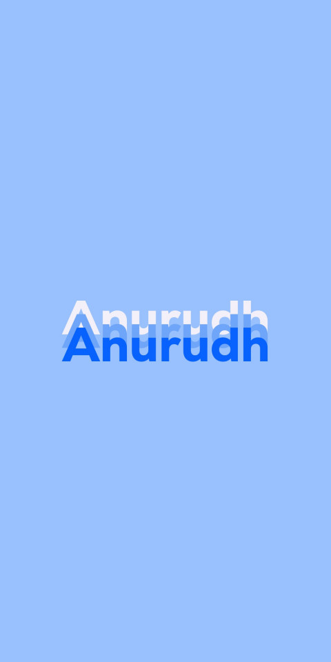 Free photo of Name DP: Anurudh