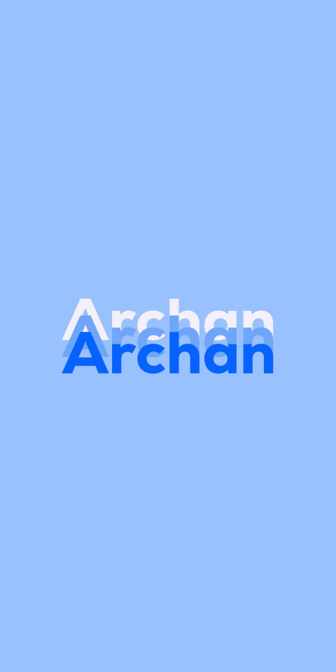 Free photo of Name DP: Archan