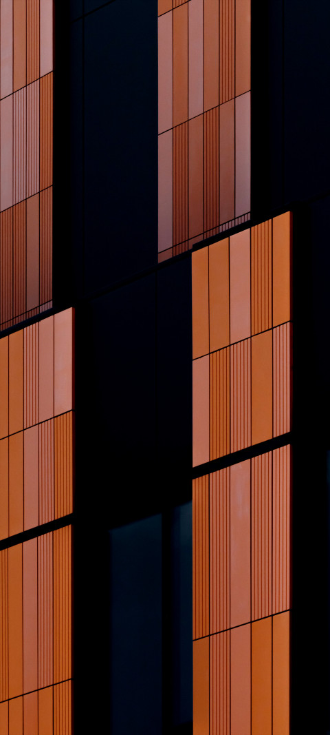 Free photo of Architecture Amoled Wallpaper with Orange, Architecture & Line