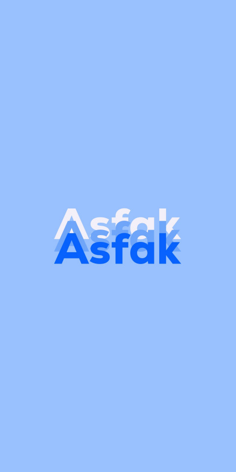 Free photo of Name DP: Asfak