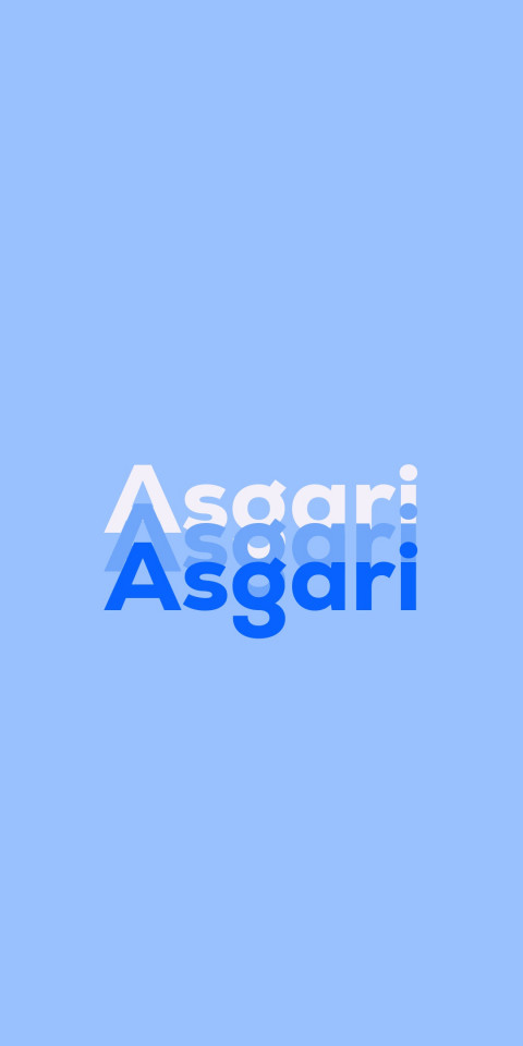 Free photo of Name DP: Asgari