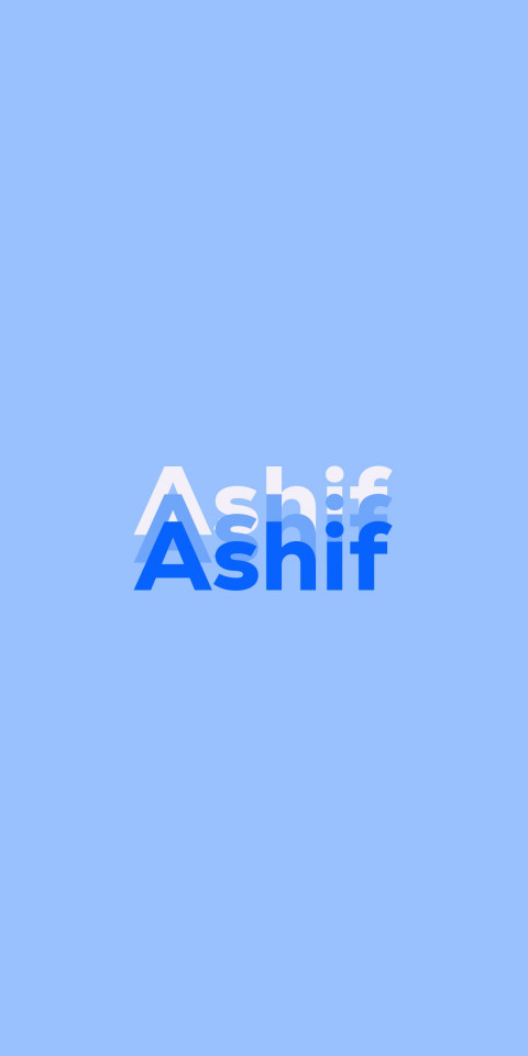 Free photo of Name DP: Ashif