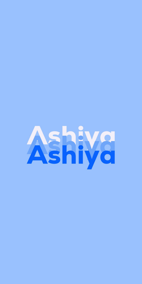 Free photo of Name DP: Ashiya