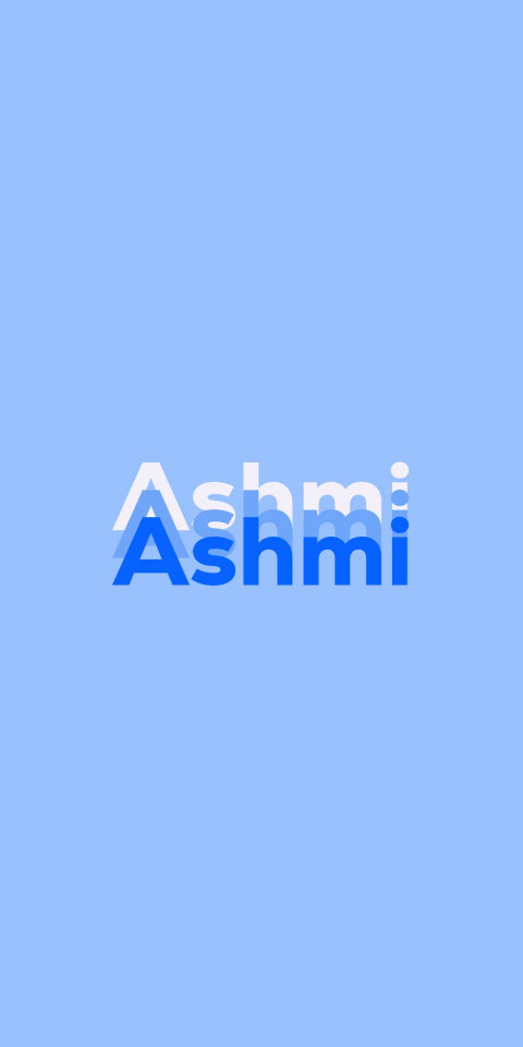 Free photo of Name DP: Ashmi