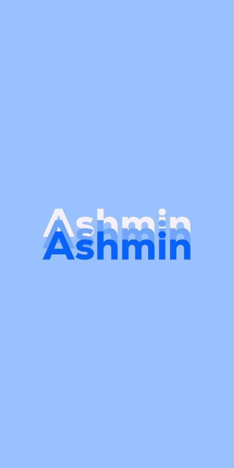 Free photo of Name DP: Ashmin