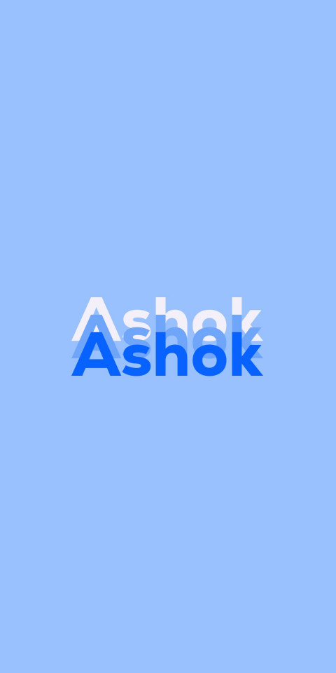 Free photo of Name DP: Ashok