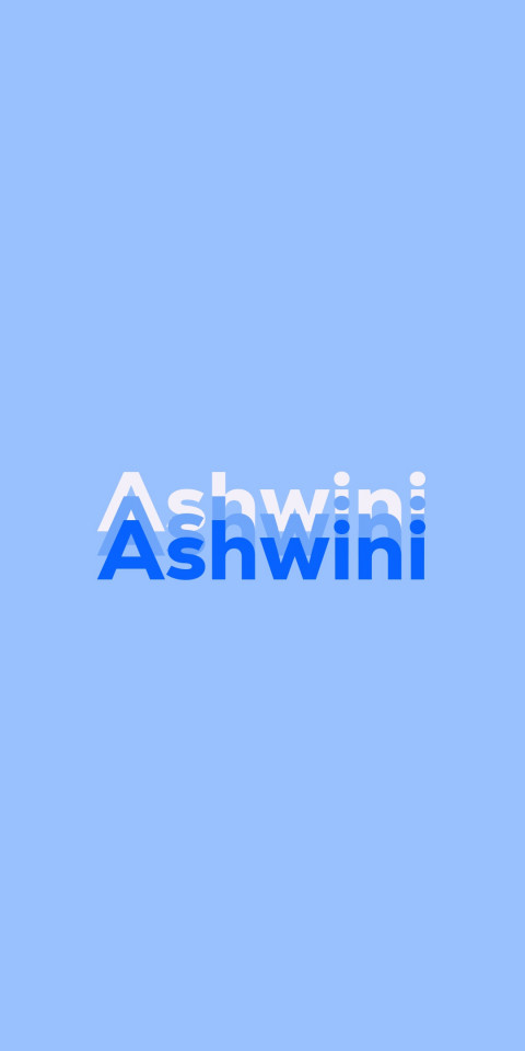 Free photo of Name DP: Ashwini