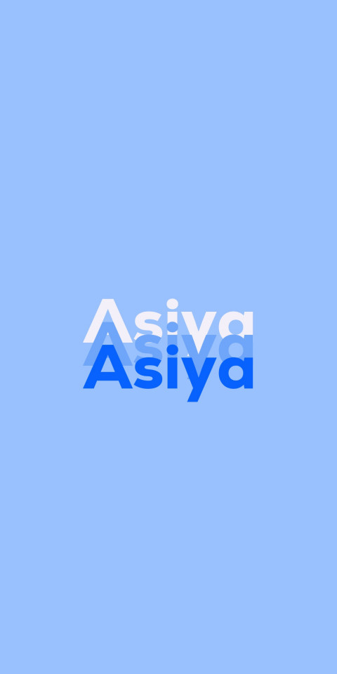 Free photo of Name DP: Asiya