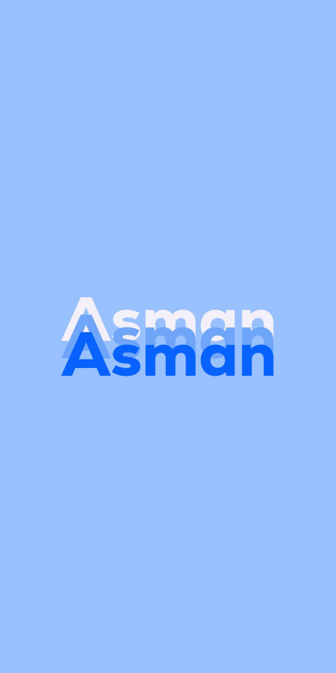 Free photo of Name DP: Asman