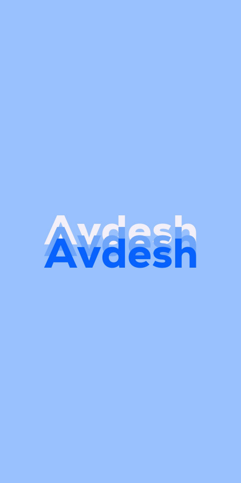 Free photo of Name DP: Avdesh