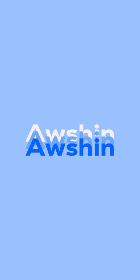 Free photo of Name DP: Awshin