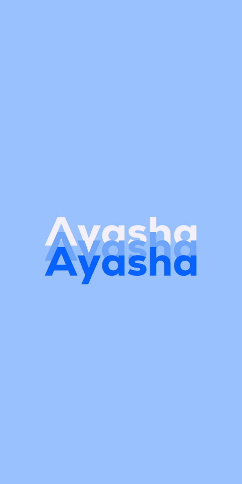 Free photo of Name DP: Ayasha