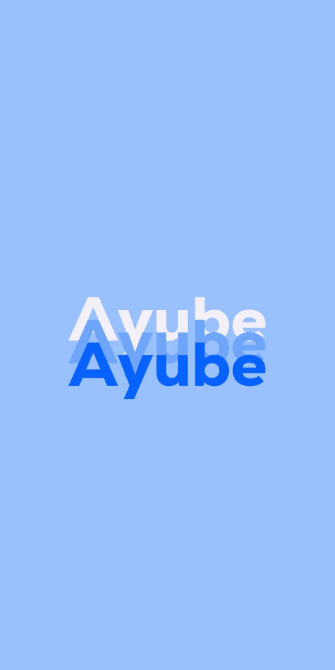 Free photo of Name DP: Ayube