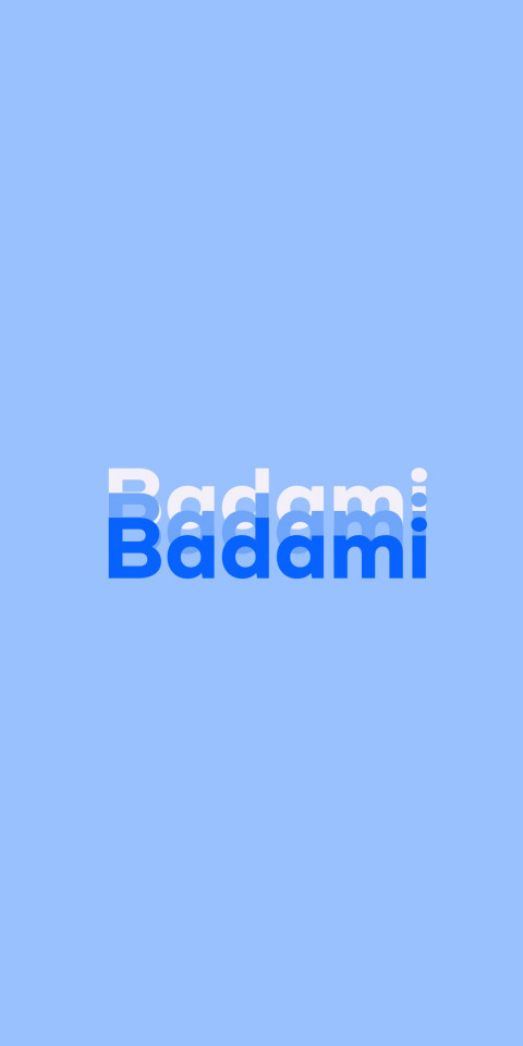 Free photo of Name DP: Badami