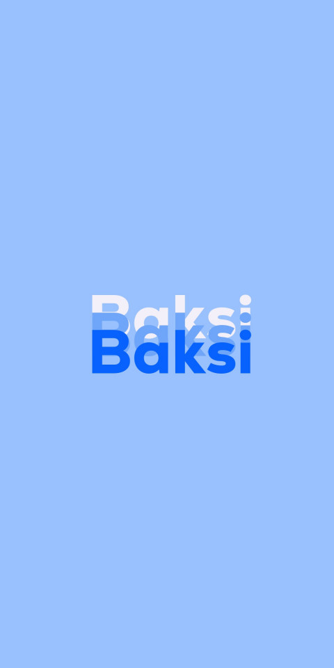 Free photo of Name DP: Baksi