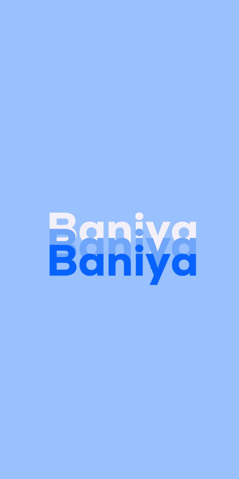Free photo of Name DP: Baniya
