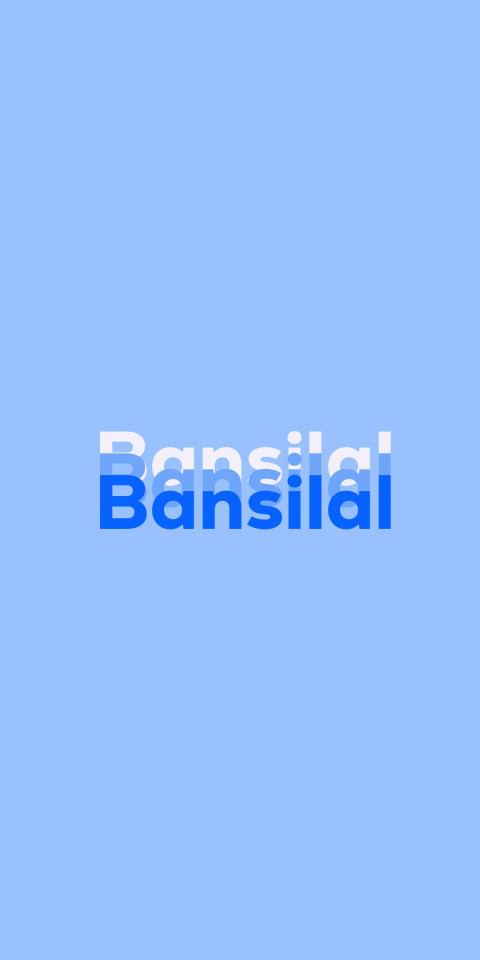 Free photo of Name DP: Bansilal