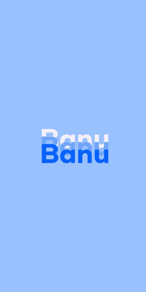 Free photo of Name DP: Banu