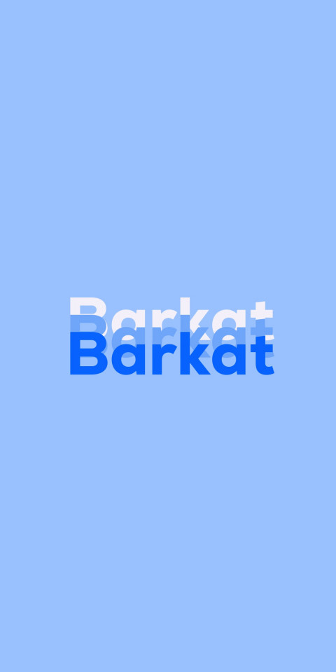 Free photo of Name DP: Barkat