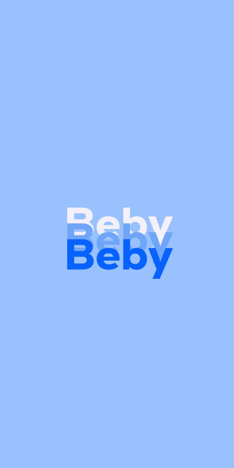 Free photo of Name DP: Beby