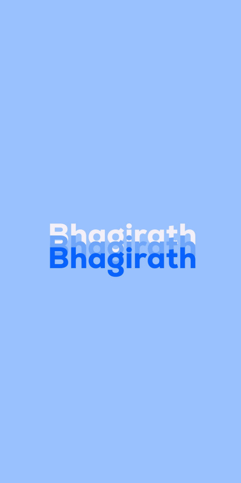 Free photo of Name DP: Bhagirath