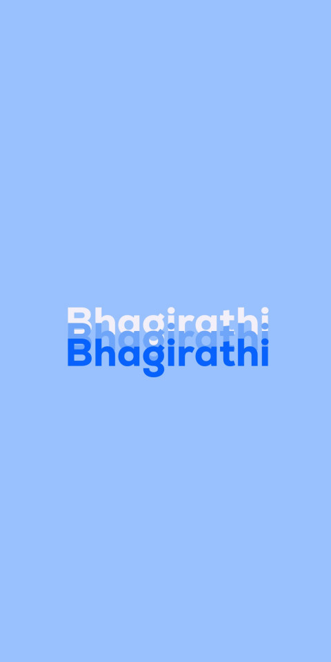 Free photo of Name DP: Bhagirathi