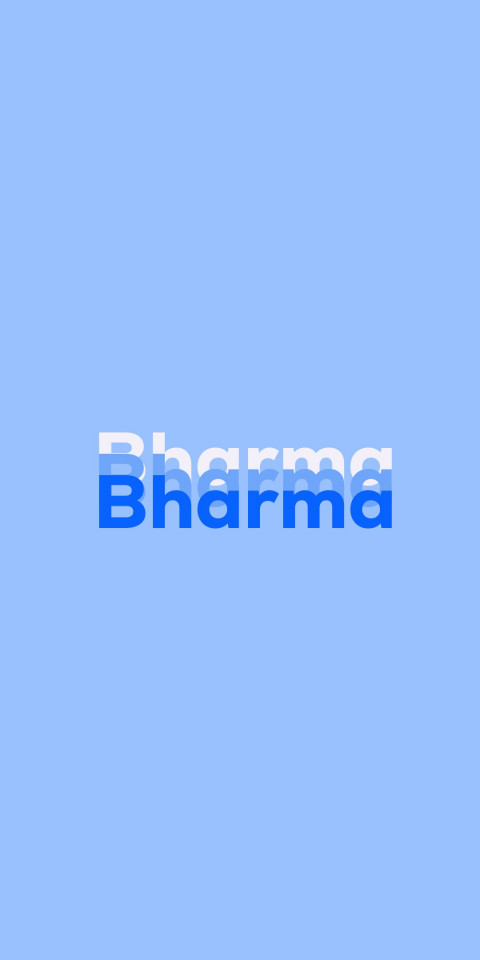 Free photo of Name DP: Bharma