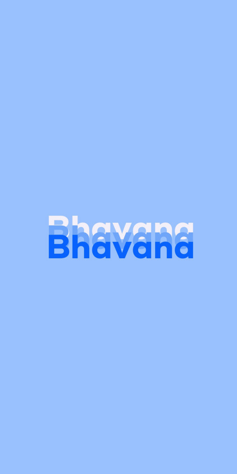 Free photo of Name DP: Bhavana