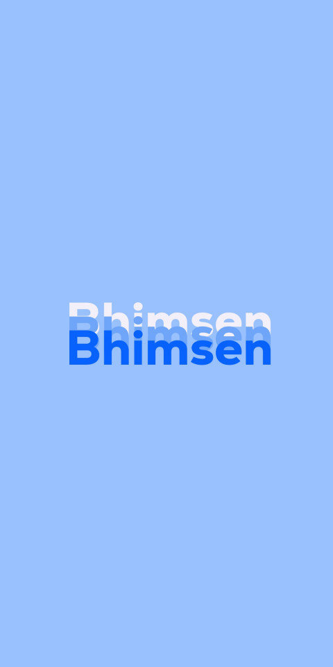 Free photo of Name DP: Bhimsen