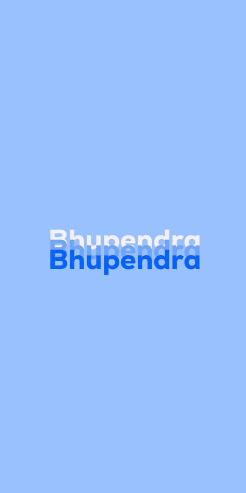 Free photo of Name DP: Bhupendra