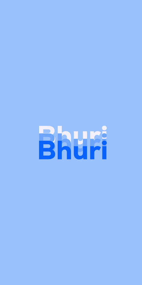 Free photo of Name DP: Bhuri