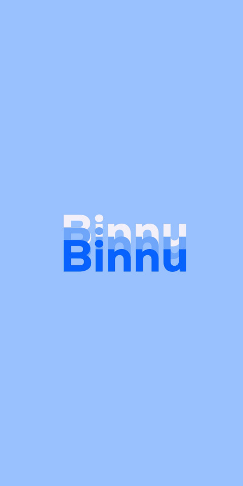 Free photo of Name DP: Binnu