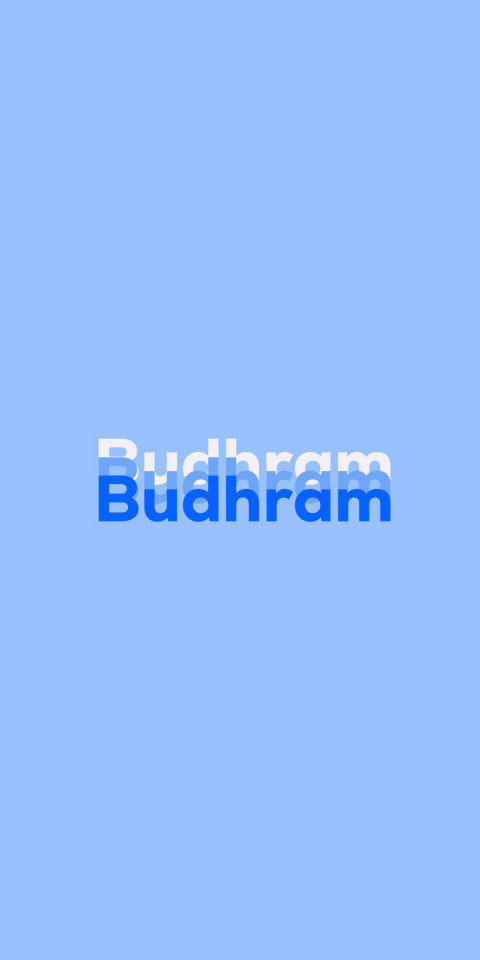 Free photo of Name DP: Budhram