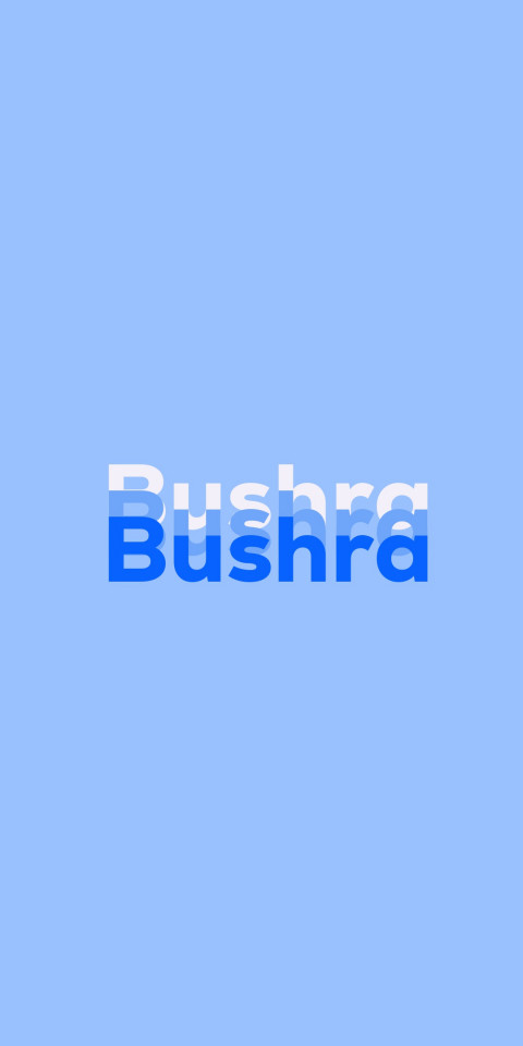 Free photo of Name DP: Bushra