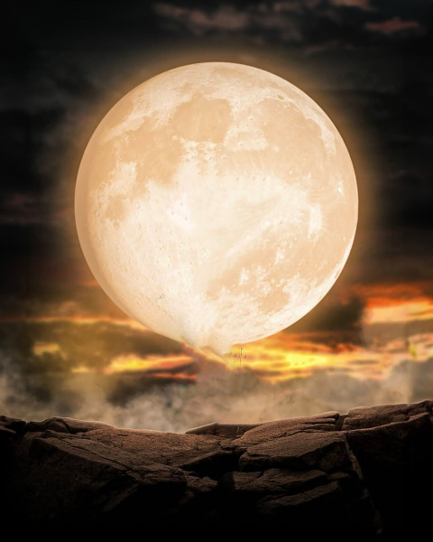 Free photo of CB Editing Background (with Moon and Light)